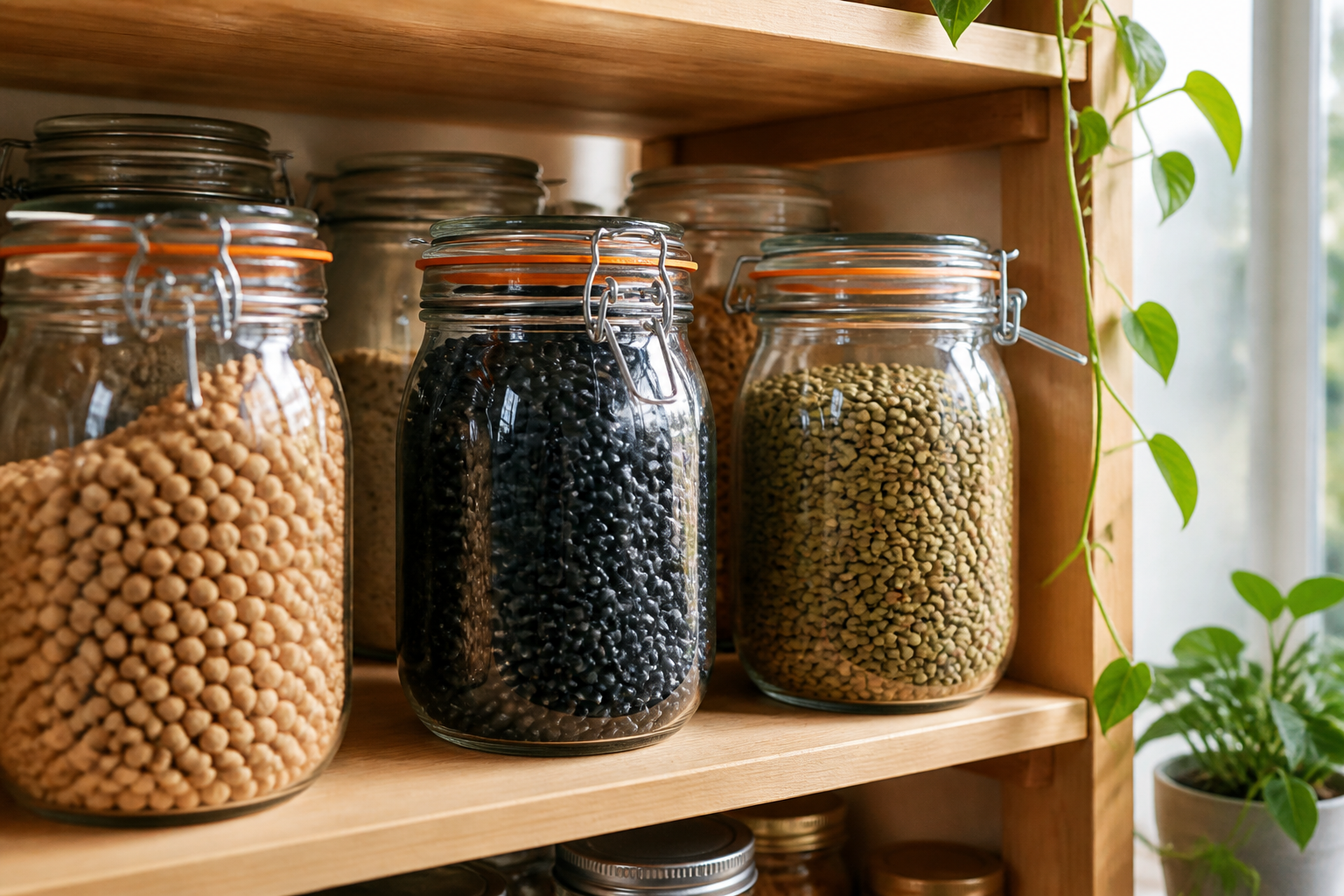 Cheap Plant-Based Eating: Master the $3 Dinner Strategy — AI-generated illustration · One Fork