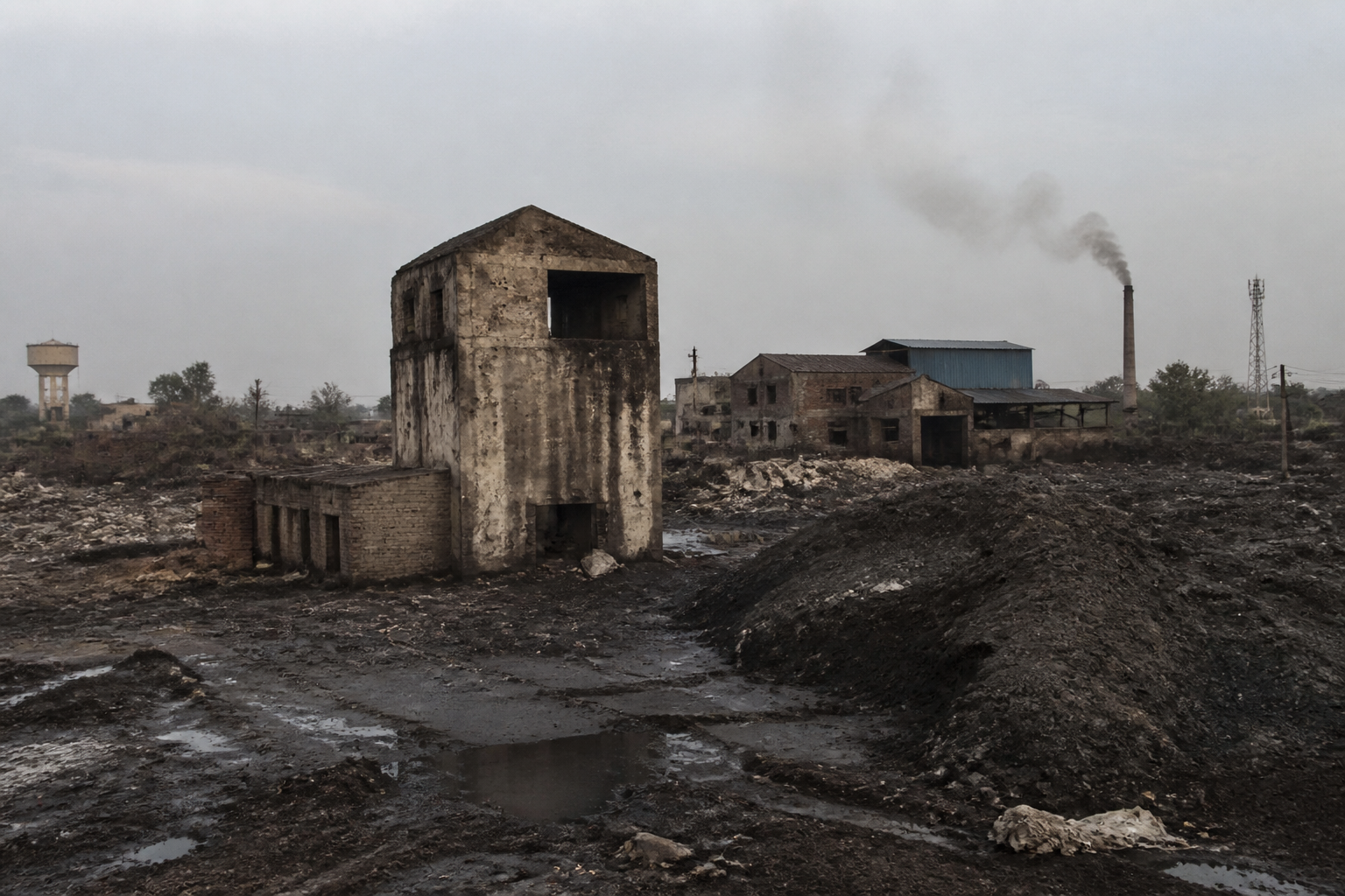 Illustration for the article “Hazaribagh Legacy: Inside the World’s Most Polluted Tanneries”
